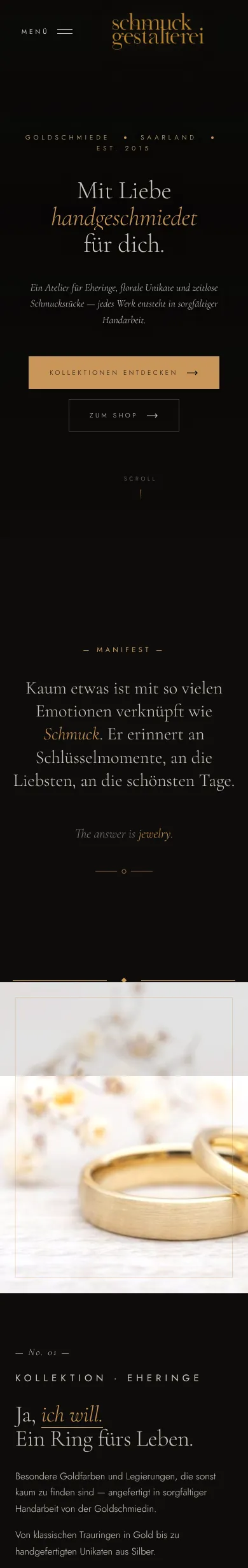 Schmuckgestalterei am Handy