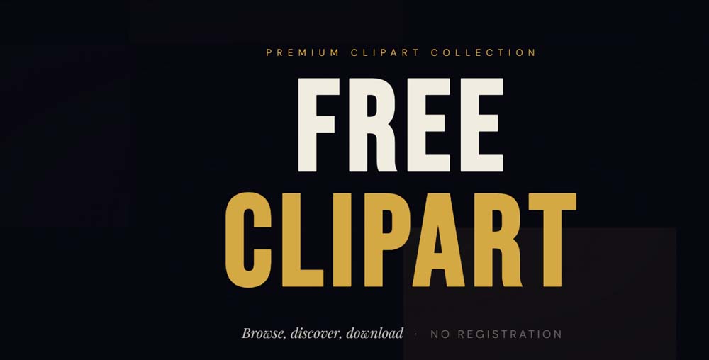 Clipart for Free Website Screenshot