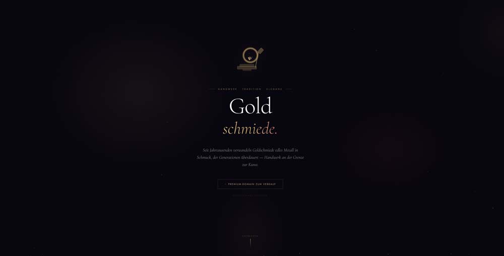 Goldschmiede Boutique Website Screenshot